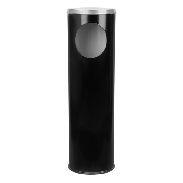 Stalgast Standaschenbecher mit Papierkorb, schwarz