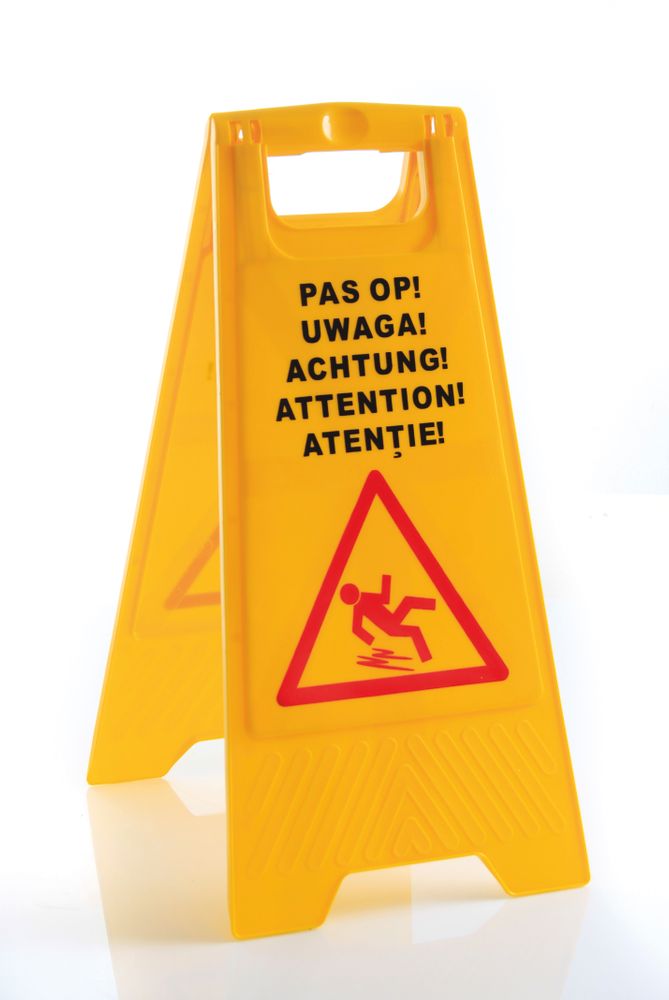 HENDI Schild Rutschgefahr