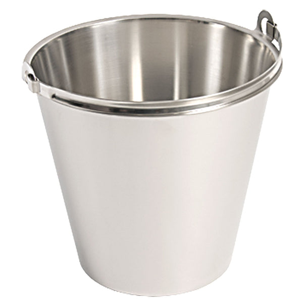 Stalgast Edelstahleimer PREMIUM, ohne Bodenreifen, mit Maßeinteilung, 7 Liter