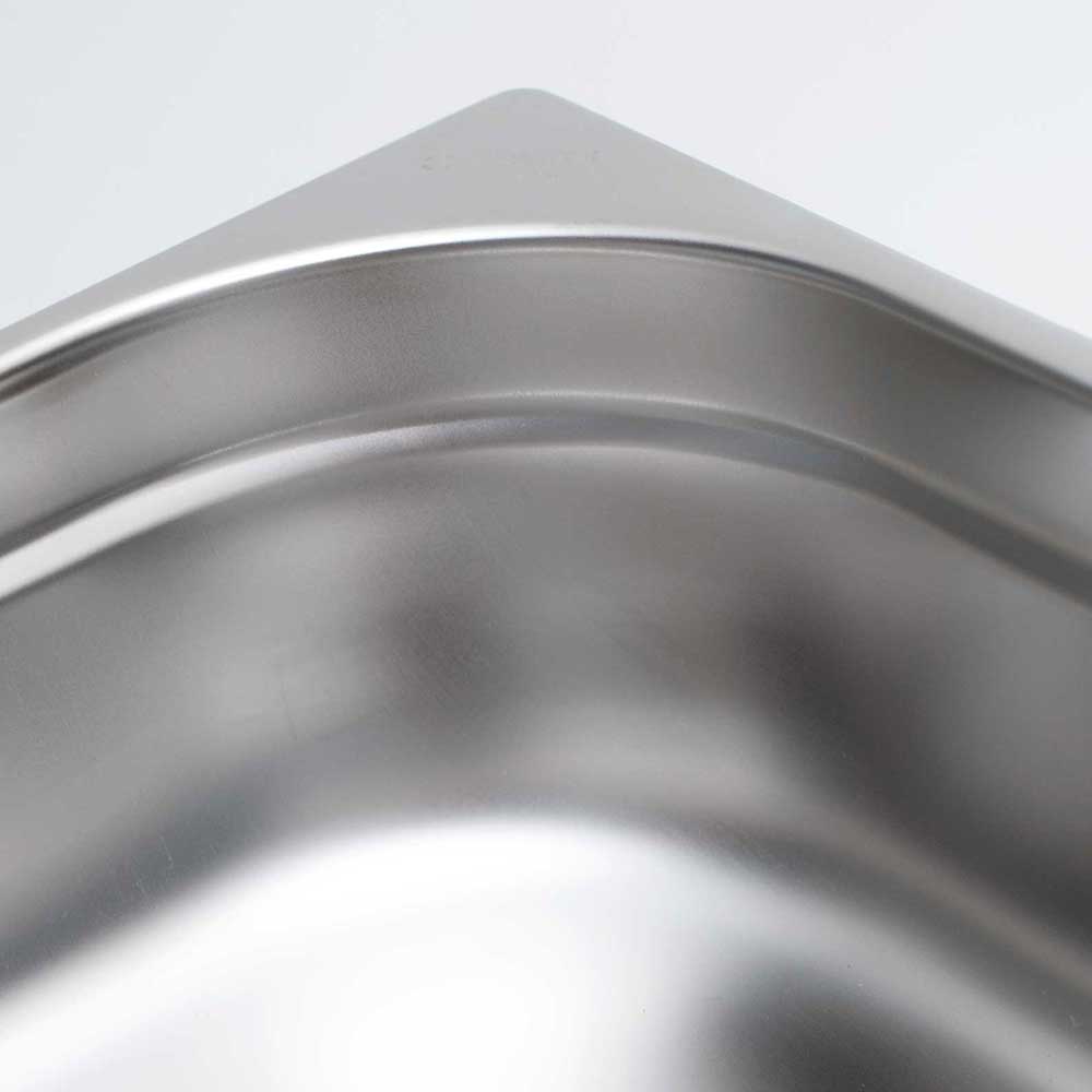 Stalgast Edelstahl Gastronormbehälter Serie STANDARD, GN 1/4 (65mm)