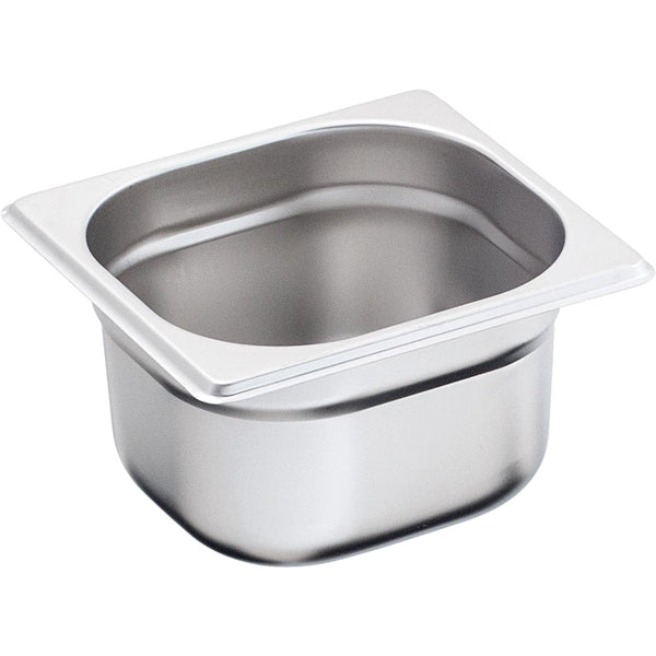 Stalgast Edelstahl Gastronormbehälter Serie BASIC, GN 1/6 (100mm)