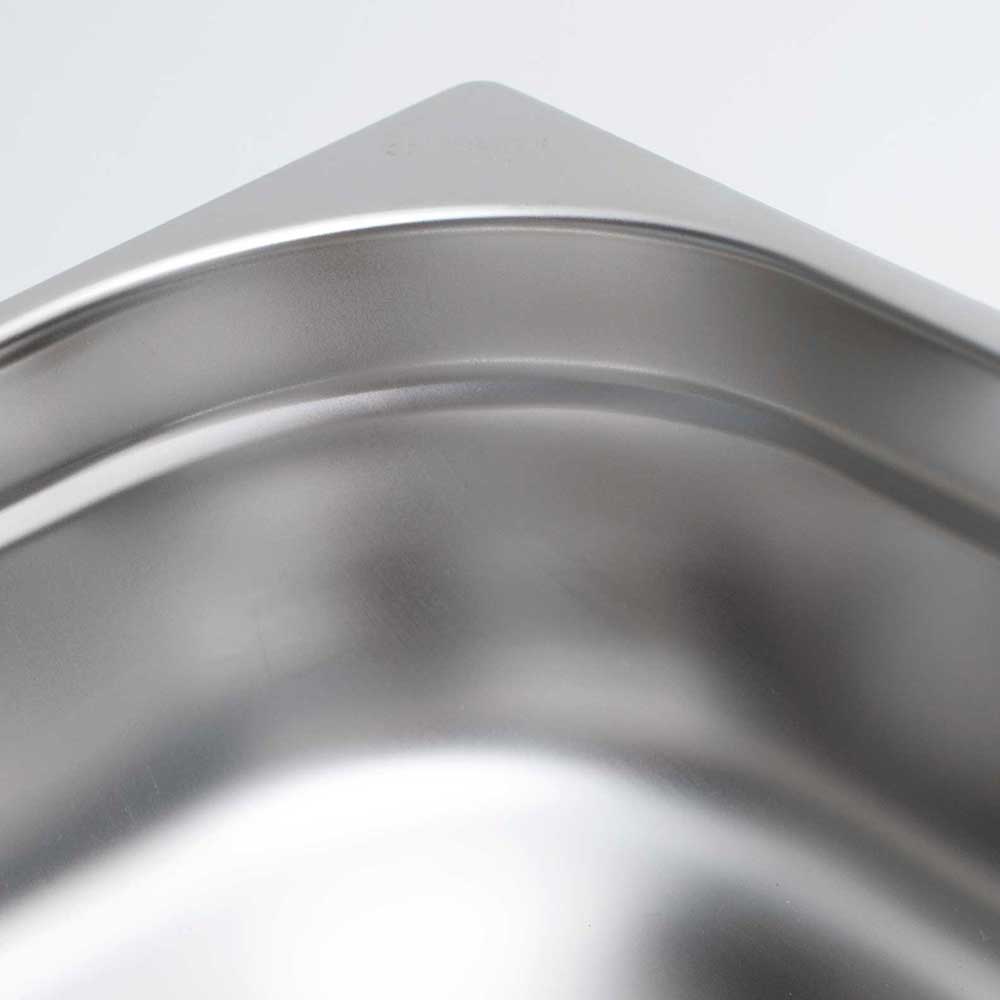 Stalgast Edelstahl Gastronormbehälter Serie STANDARD, GN 1/6 (200mm)