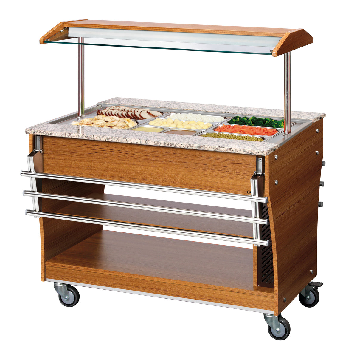 Buffetwagen, warm, 3x 1/1GN – Bild 3