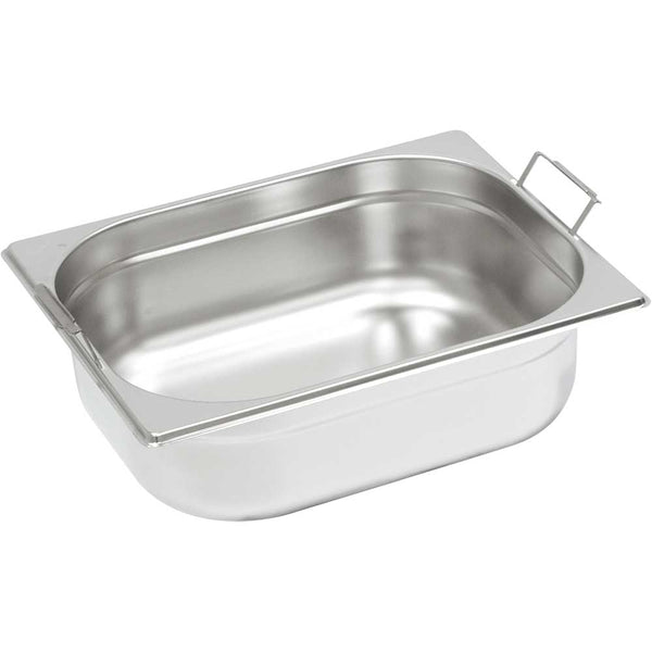 Stalgast Gastronormbehälter mit Fallgriffen, Serie Basic, GN 1/2, H. 100 mm