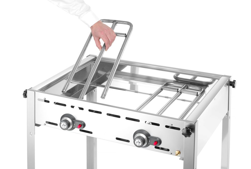 HENDI Grillsystem Green Fire mit 2 Brennern