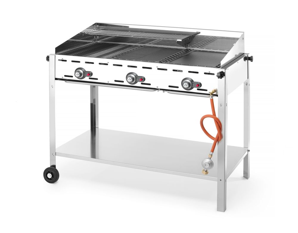 HENDI Grillsystem Green Fire mit 3 Brennern