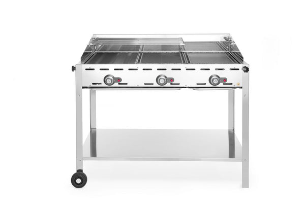 HENDI Grillsystem Green Fire mit 3 Brennern