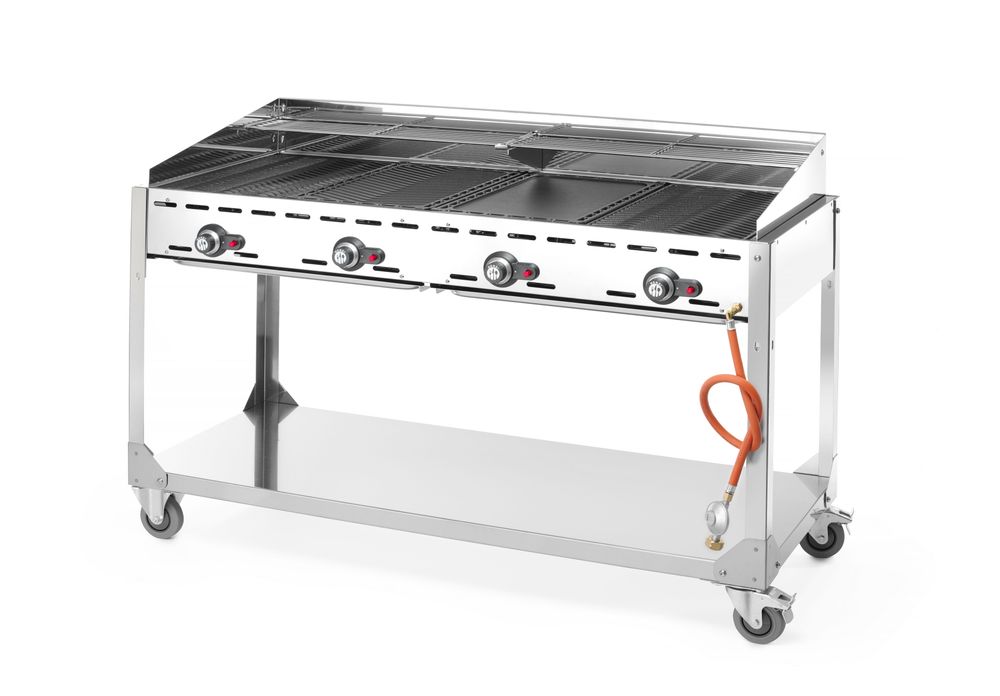 HENDI Grillsystem Green Fire mit 4 Brennern