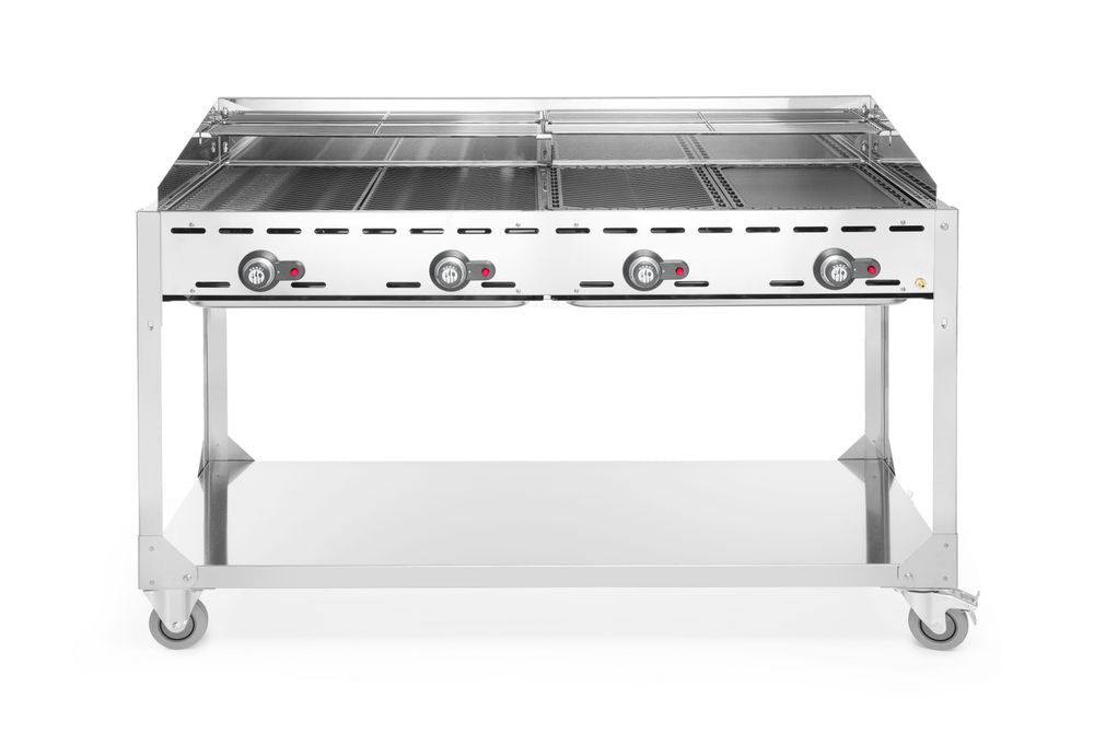 HENDI Grillsystem Green Fire mit 4 Brennern