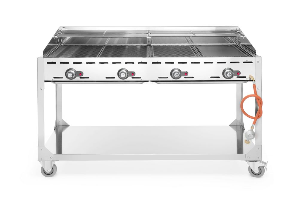HENDI Grillsystem Green Fire mit 4 Brennern