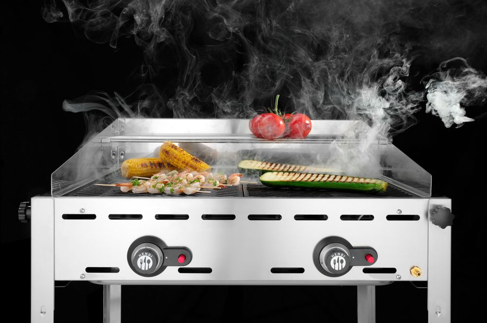HENDI Grillsystem Green Fire mit 2 Brennern
