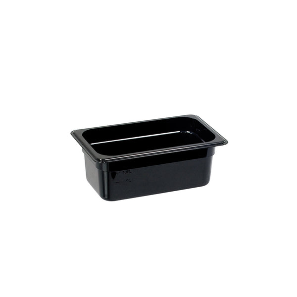 Stalgast Gastronormbehälter Serie Buffet von Stalgast, schwarz, GN 1/4, H 100 mm