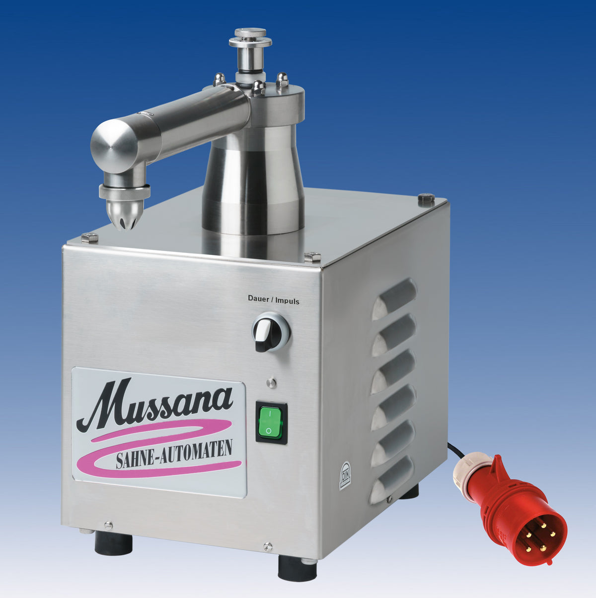 Mussana Sahnemaschine MINI 400 V Drehstrom, ohne Kühlung