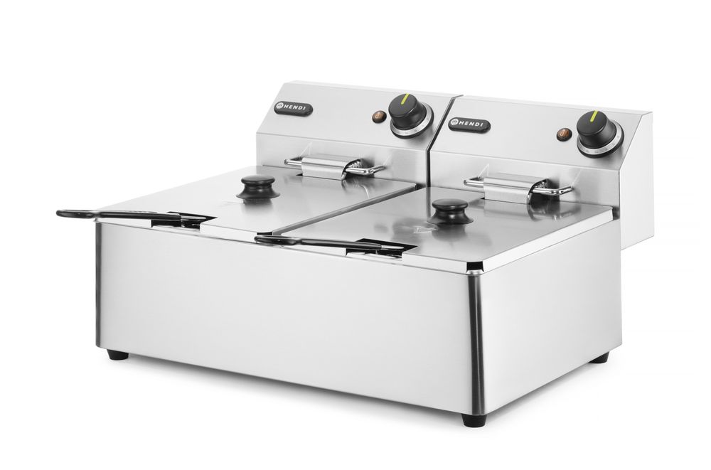 HENDI Friteuse Kitchen Line - 2x6L