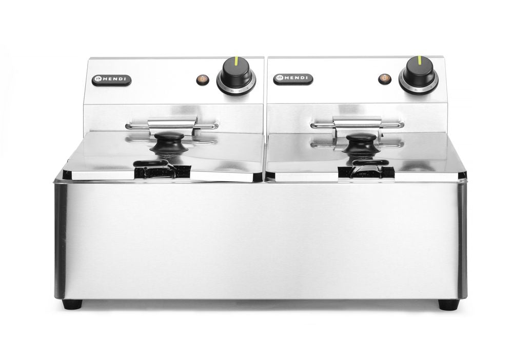 HENDI Friteuse Kitchen Line - 2x6L