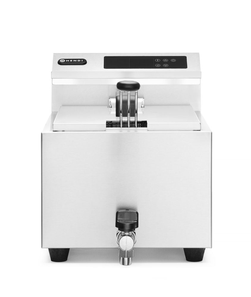 HENDI Friteuse Profi Line digital - mit Ablasshahn - 8 l