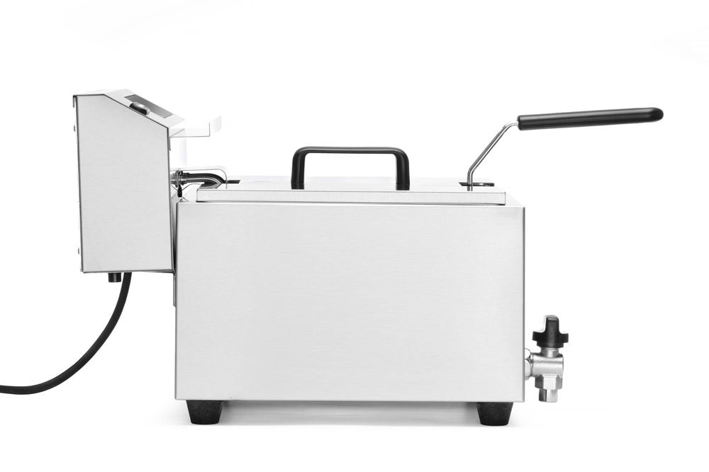 HENDI Friteuse Profi Line digital - mit Ablasshahn - 8 l