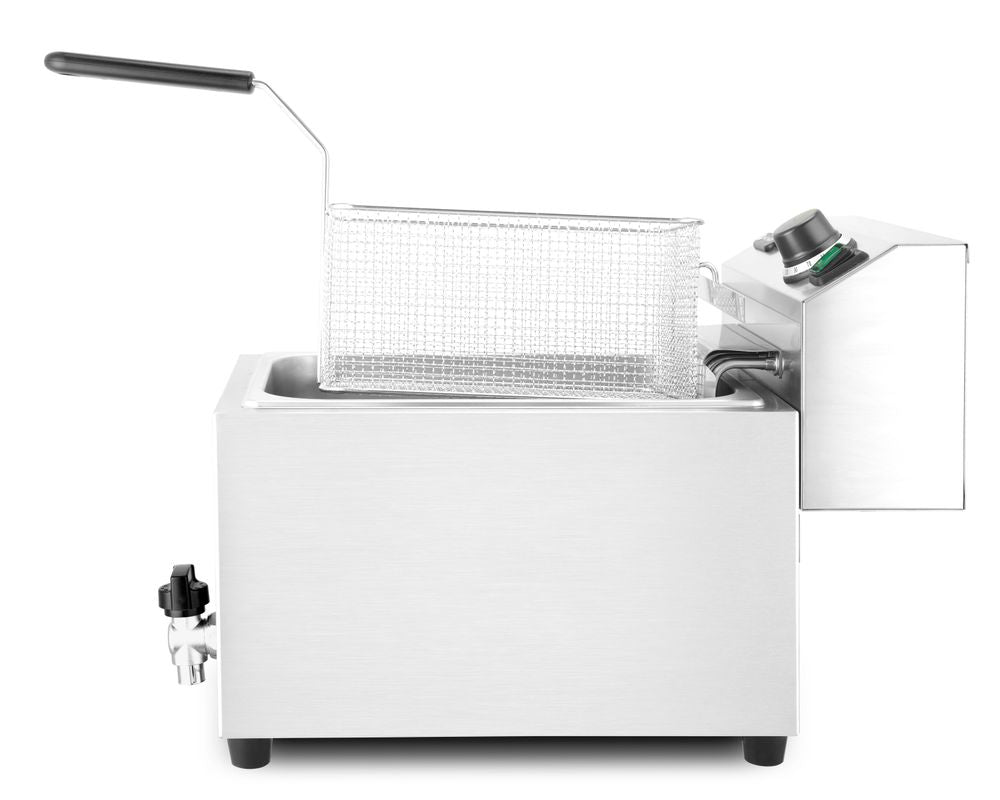 HENDI Fritteuse XL mit Ablasshahn