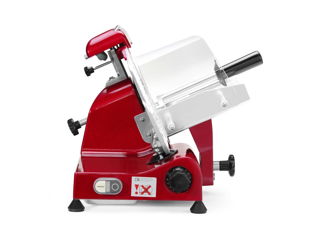 HENDI Aufschnittmaschine Profi Line 250 rote Sonderedition