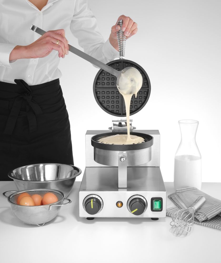 HENDI Waffeleisen rund
