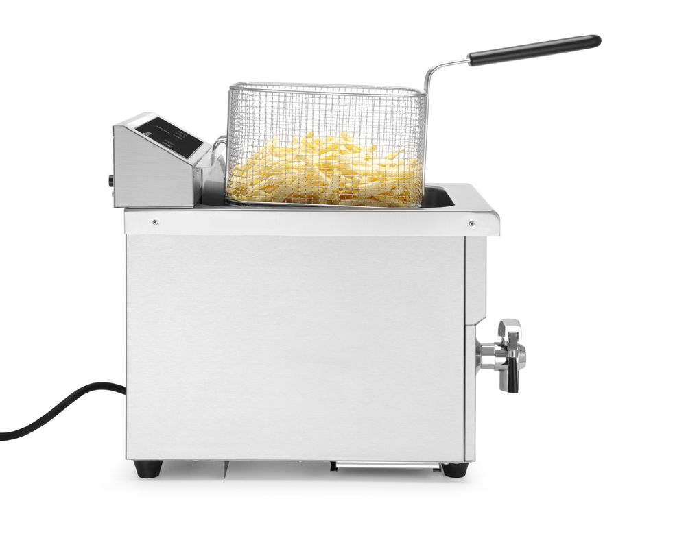 HENDI Induktionsfritteuse mit Ablasshahn - 8 l