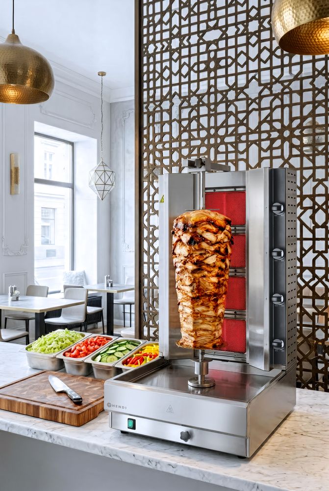 HENDI Kebabgrill, Gas