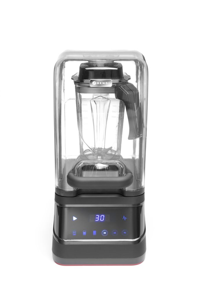 HENDI Digitaler Standmixer mit Schallgehäuse und BPA-freiem Behälter