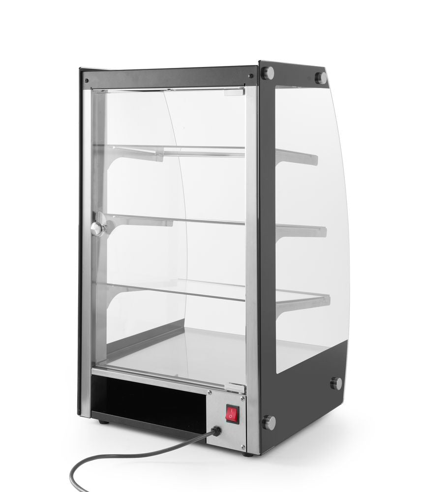HENDI Offene Vitrine mit Regalablagen 75 L