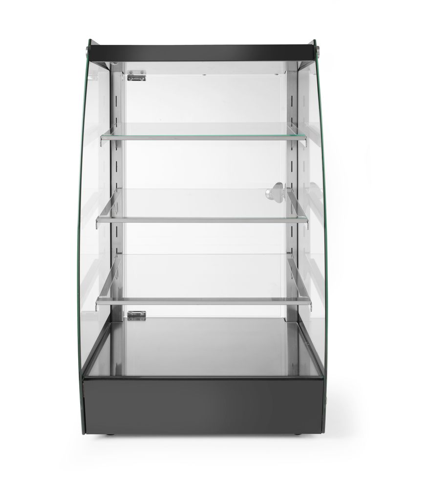 HENDI Offene Vitrine mit Regalablagen 75 L