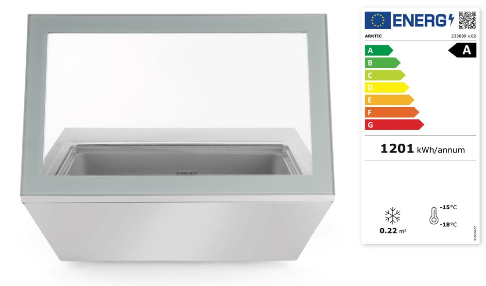 Arktic Eiscreme-Display-Gefrierschrank