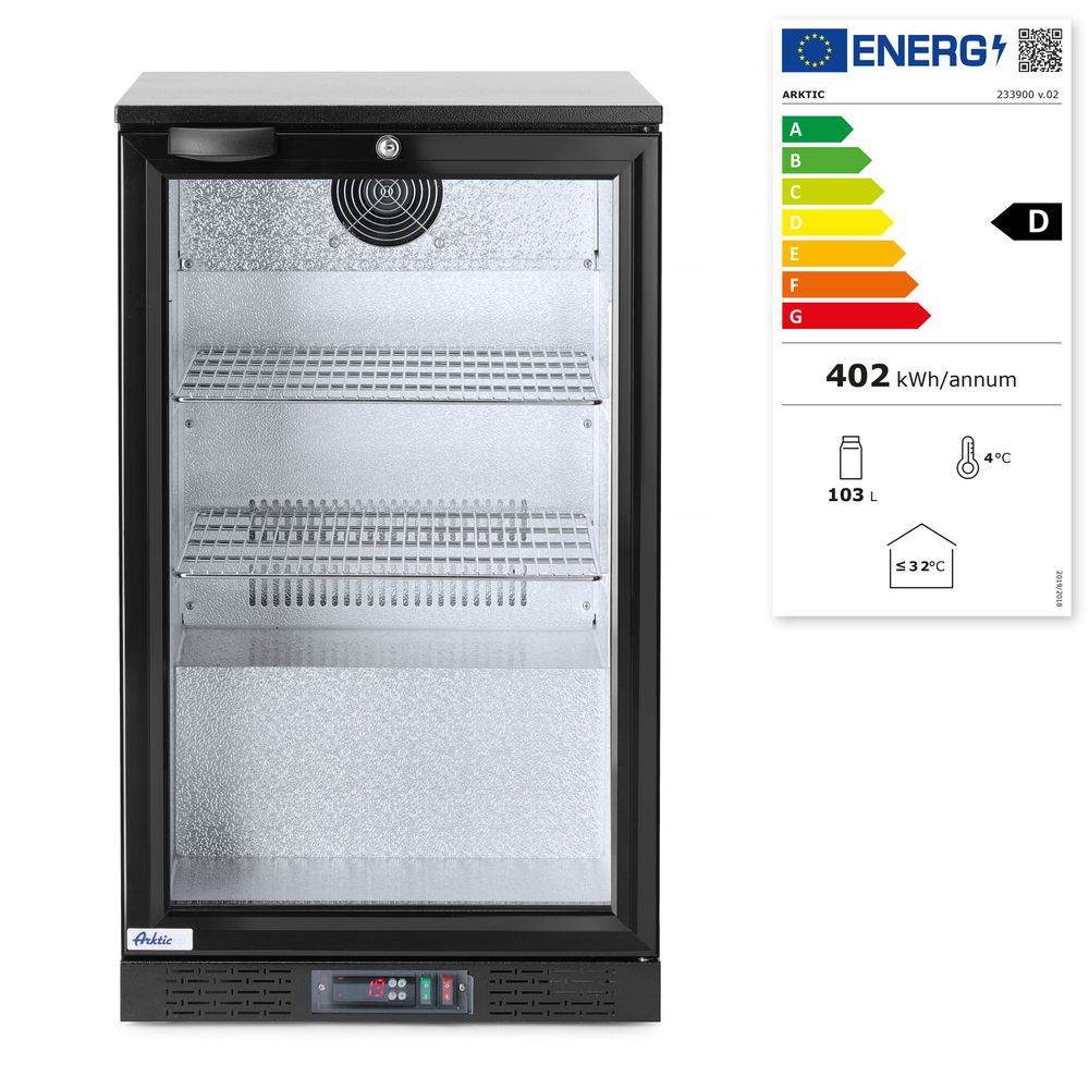 Arktic Kühlschrank hinten mit einer Tür