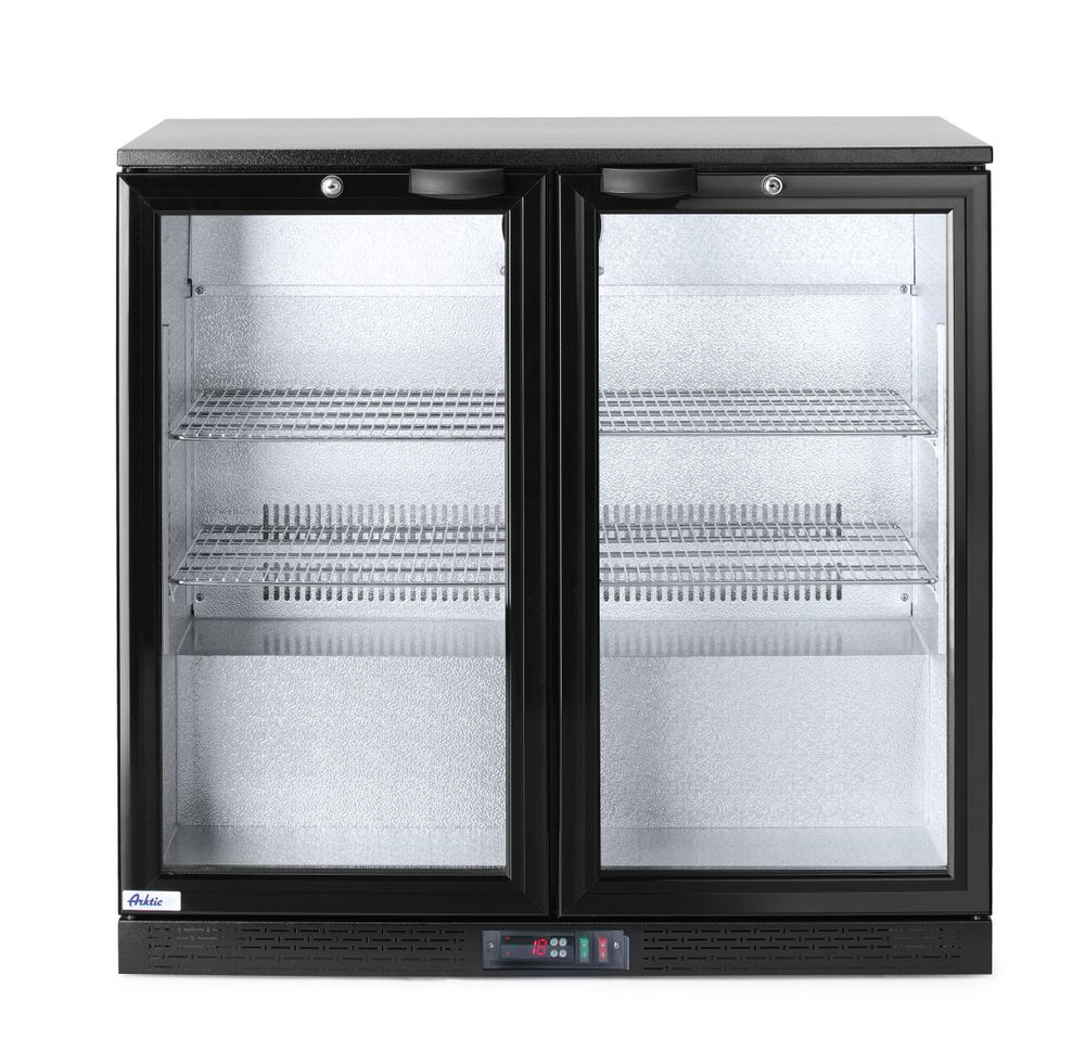 Arktic Kühlschrank mit doppelter Tür auf der Rückseite