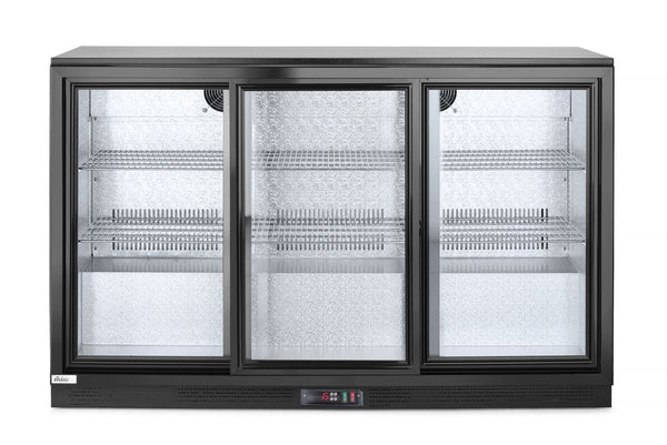 Arktic Kühlschrank mit drei Schiebetüren an der Bar