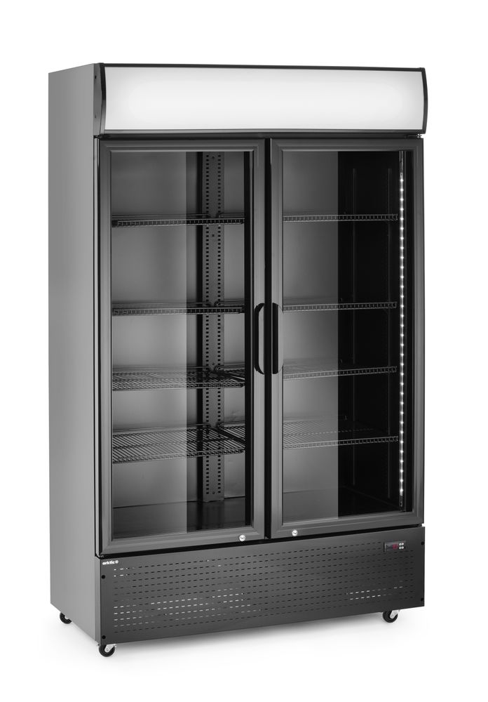 Arktic Rückwandkühlschrank mit hinterleuchteter Blende, zweitürig