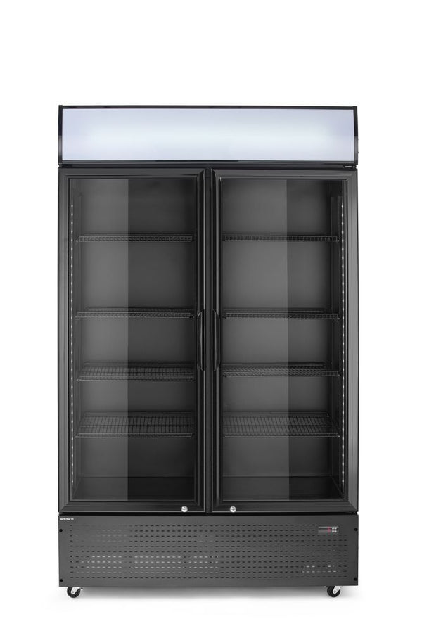 Arktic Rückwandkühlschrank mit hinterleuchteter Blende, zweitürig