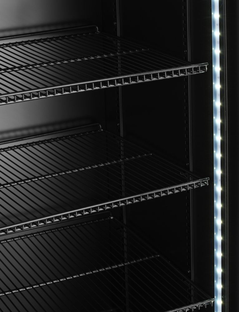 Arktic Rückwandkühlschrank mit hinterleuchteter Blende, zweitürig