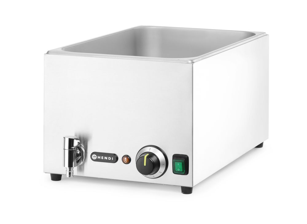 HENDI Bain-Marie mit Ablasshahn Ranger