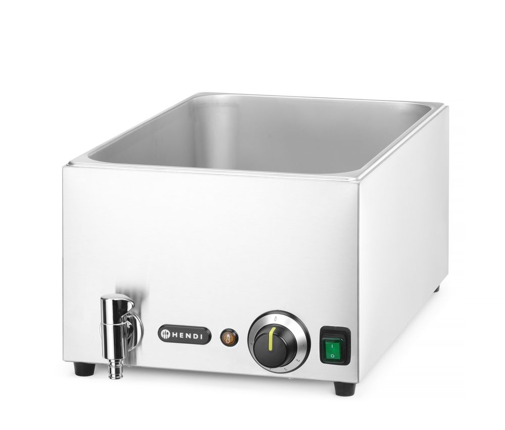HENDI Bain-Marie Ranger mit Ablasshahn