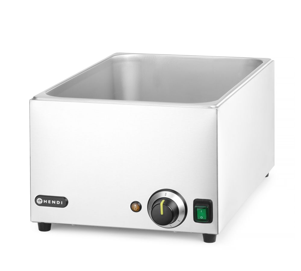 HENDI Set: Bain-Marie Ranger + 3x GN 1/3 Behälter mit Deckel