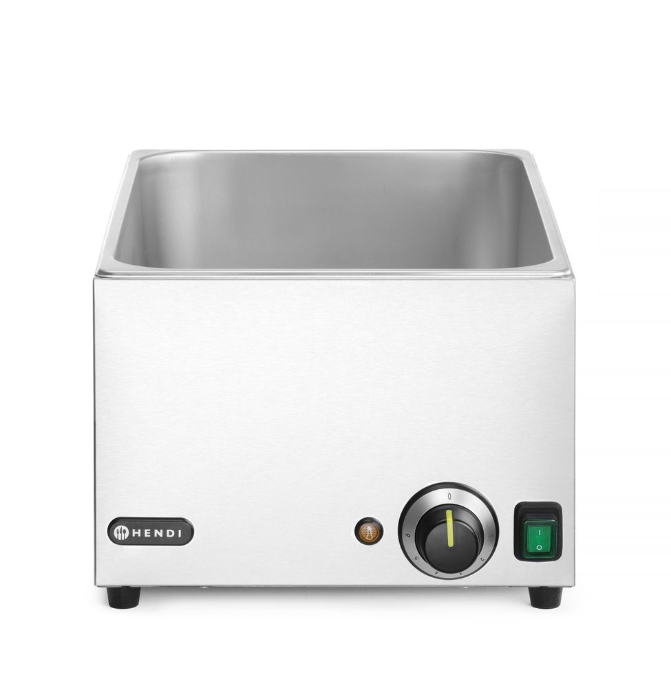 HENDI Set: Bain-Marie Ranger + 3x GN 1/3 Behälter mit Deckel