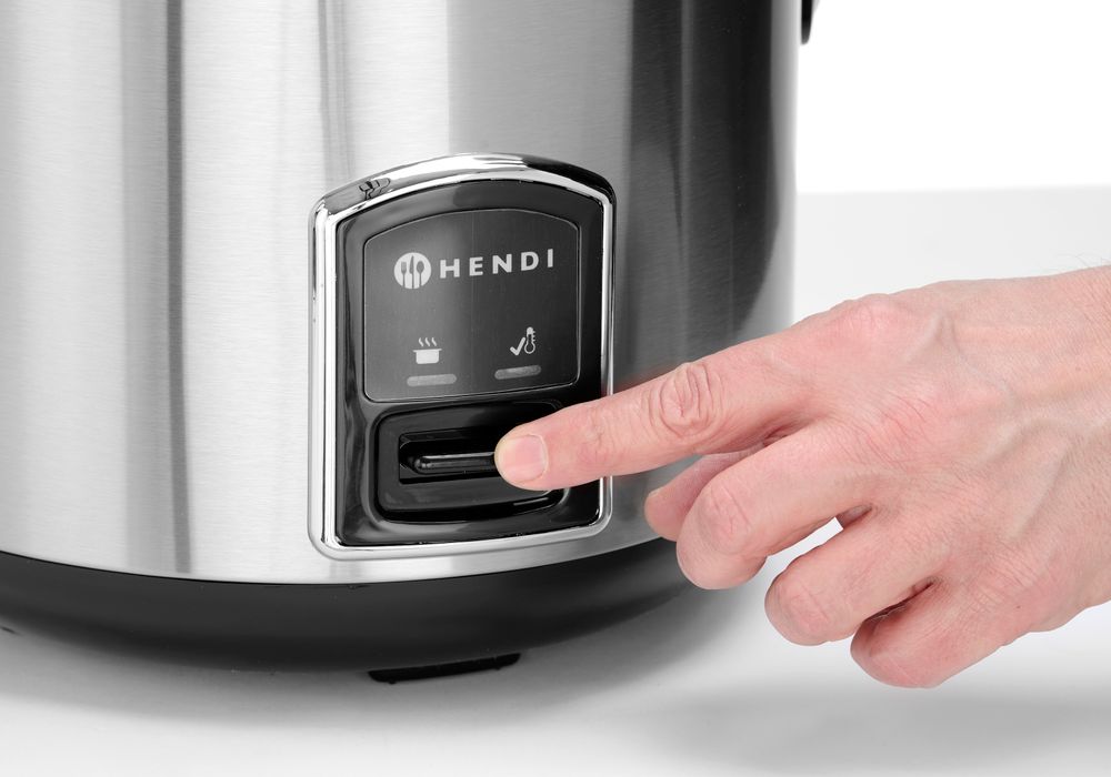 HENDI Reiskocher mit Dampfgarfunktion
