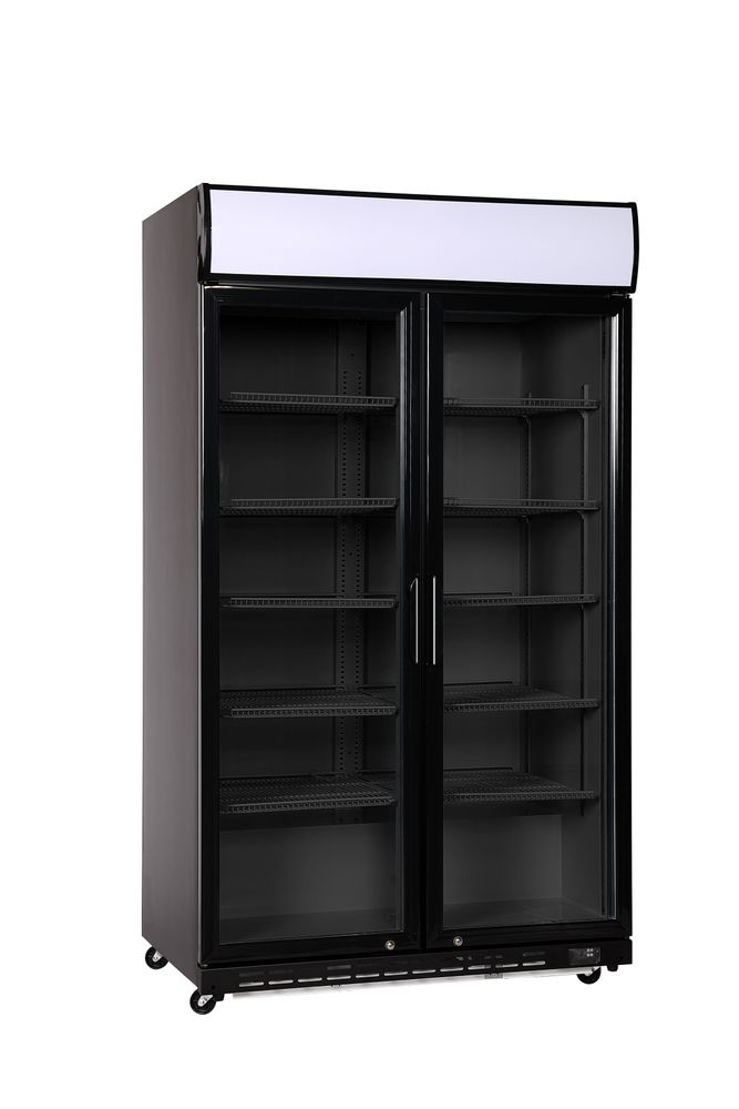 Arktic Bar-Kühlschrank, zweitürig, beleuchteter Blende 827 l
