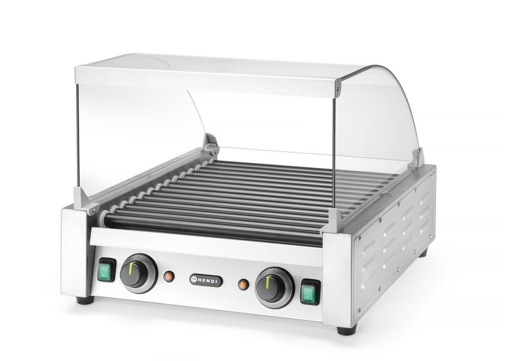 HENDI Glasabdeckung für Rollengrill
