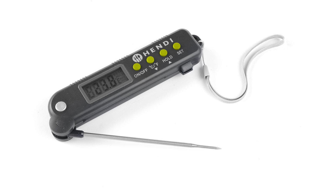 HENDI Thermometer mit einklappbarer Sonde