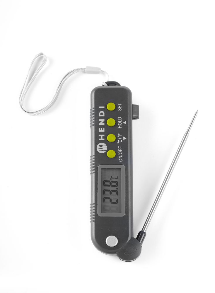 HENDI Thermometer mit einklappbarer Sonde