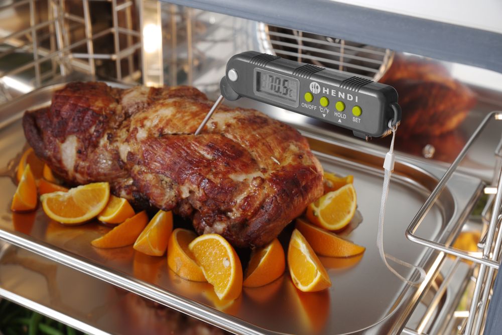 HENDI Thermometer mit einklappbarer Sonde