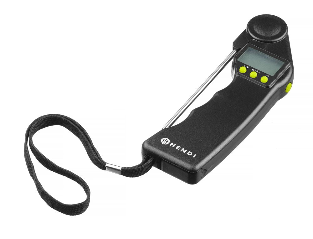 HENDI Digitales Thermometer mit klappbarer Sonde