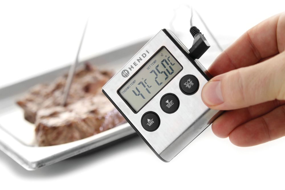 HENDI Bratenthermometer mit Timer