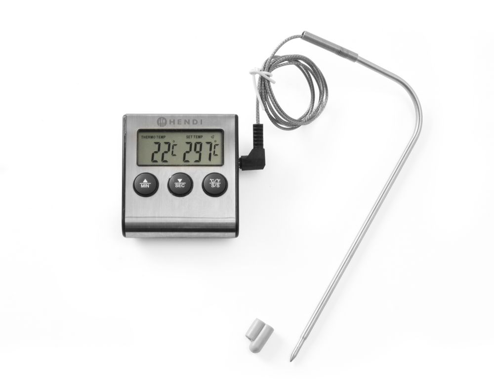 HENDI Bratenthermometer mit Timer