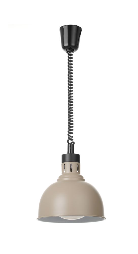 HENDI Höhenverstellbare Wärmelampe, kuppelförmig, beige 250W